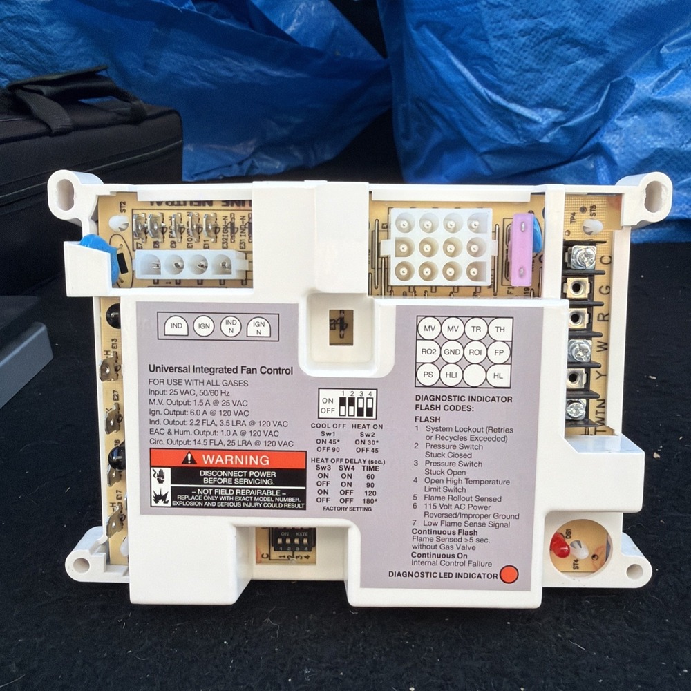 Universal Integrated Furnace Fan Control Board for White-Rodgers‎ 50A55-843